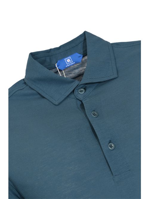 Polo Positano in maglia di cotone Blu KIRED | WPOSI W8321022